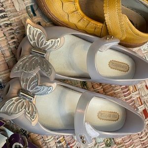 Mini Melissa VGUC Size 10 Buterfly